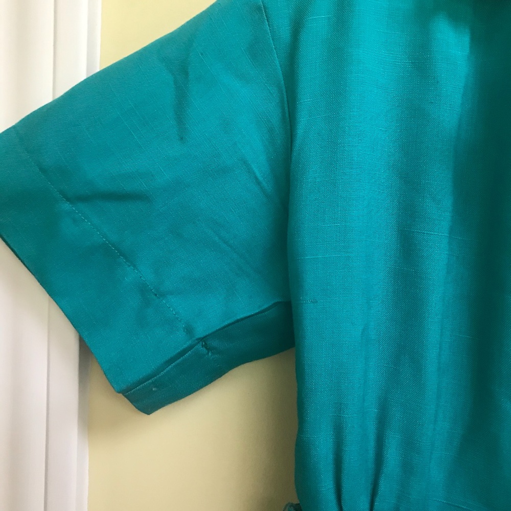 Vintage Albert Nipon Double Breasted Button Dress - image 3